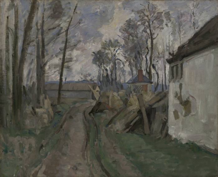 Village Road Near Auvers